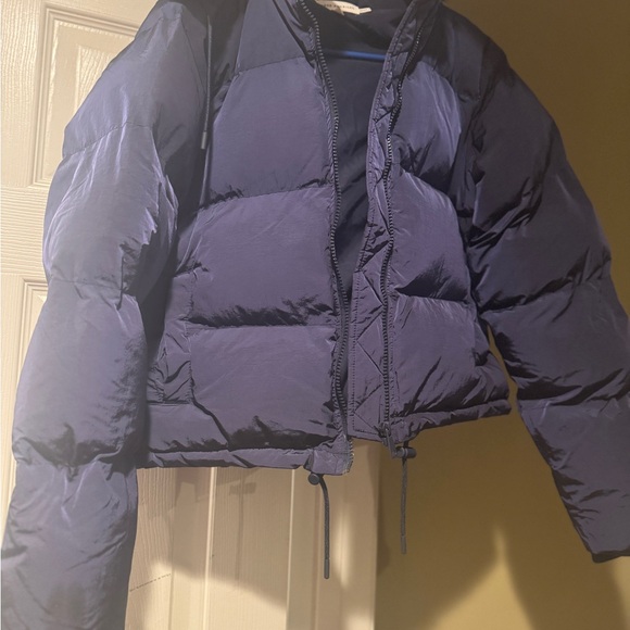 Good American Dark Blue Puffer Jacket - Picture 9 of 11